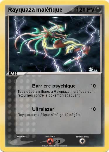 Pokemon Rayquaza maléfique