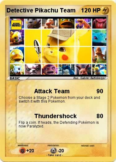 Pokemon Detective Pikachu Team