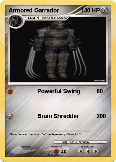 Pokemon Armored Garrador