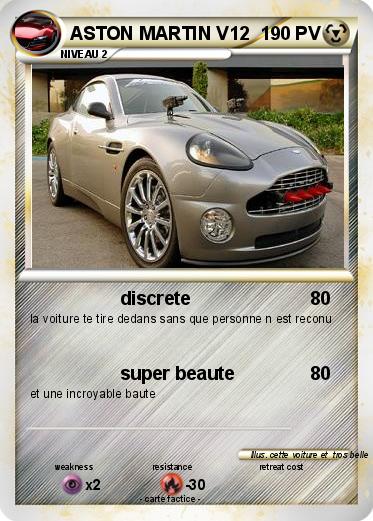 Pokemon ASTON MARTIN V12