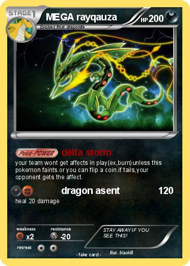 Pokemon MEGA rayqauza
