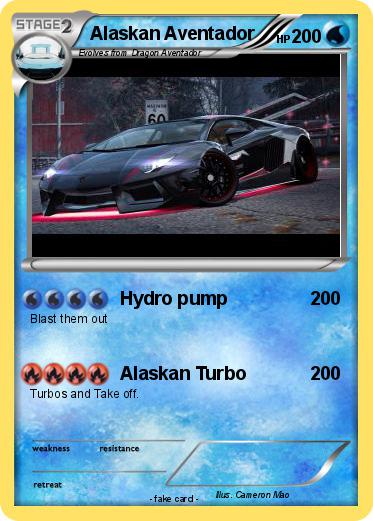 Pokemon Alaskan Aventador