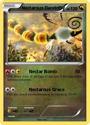 Pokemon Nectarous Dandelfly