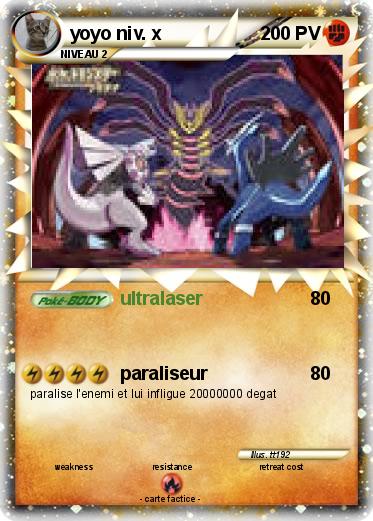 Pokemon yoyo niv. x