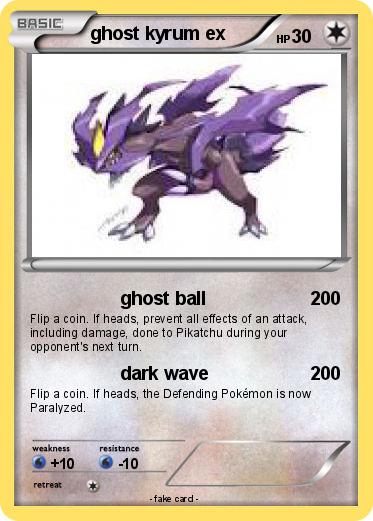 Pokemon ghost kyrum ex