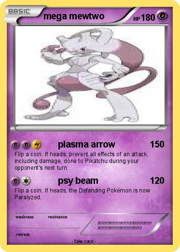 Pokemon mega mewtwo