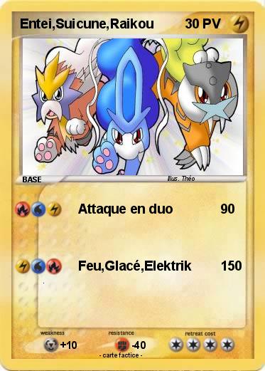 Pokemon Entei,Suicune,Raikou