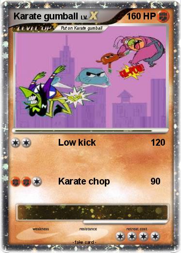 Pokemon Karate gumball