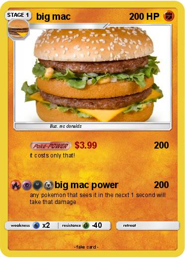 Pokemon big mac