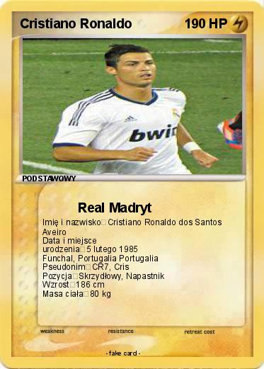Pokemon Cristiano Ronaldo