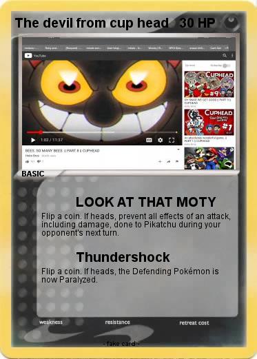 Pokemon The devil from cup head