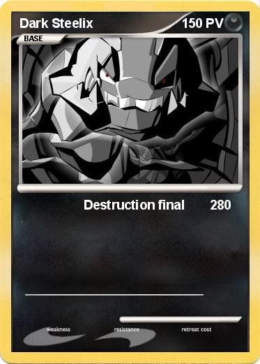 Pokemon Dark Steelix