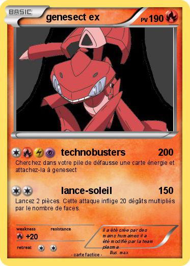 Pokemon genesect ex
