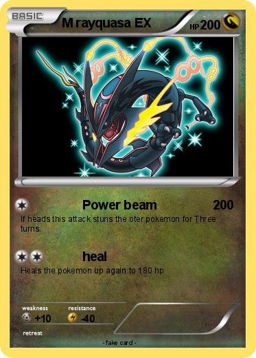 Pokemon M rayquasa EX