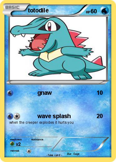 Pokemon totodile