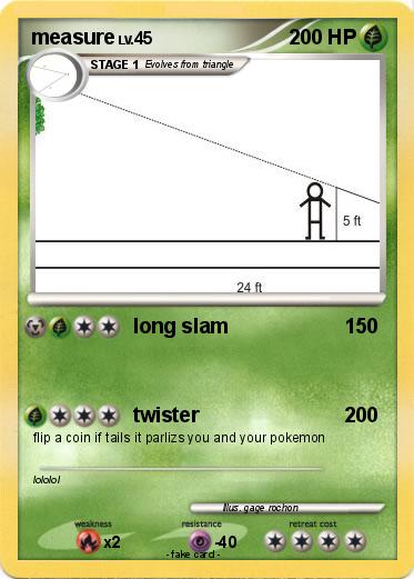 Pokemon measure