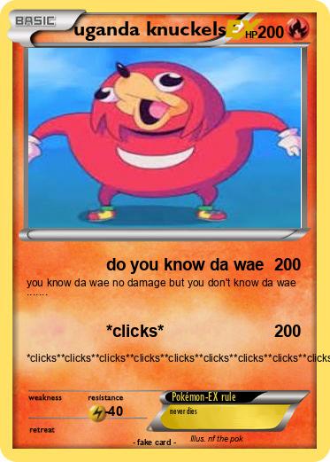 Pokemon uganda knuckels