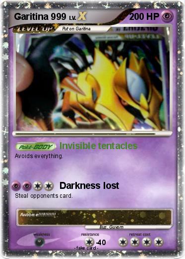 Pokemon Garitina 999