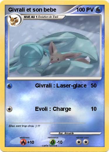 Pokemon Givrali et son bebe