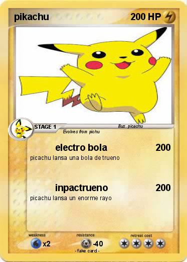 Pokemon pikachu