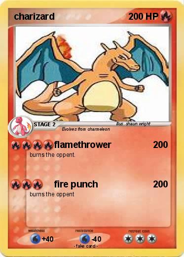 Pokemon charizard