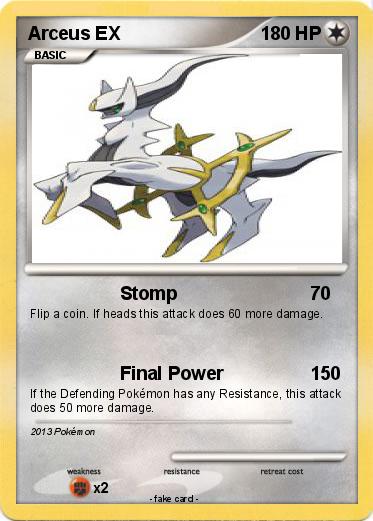 Pokemon Arceus EX