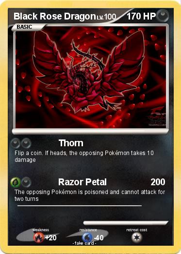 Pokemon Black Rose Dragon