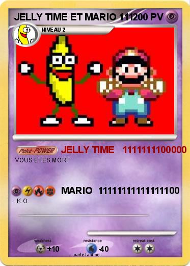 Pokemon JELLY TIME ET MARIO 111