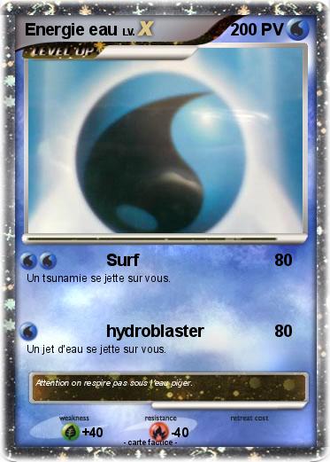 Pokemon Energie eau