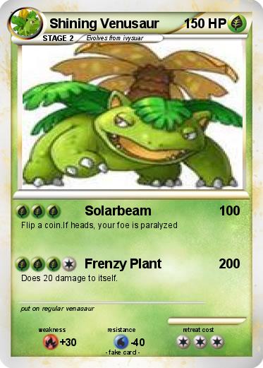 Pokemon Shining Venusaur