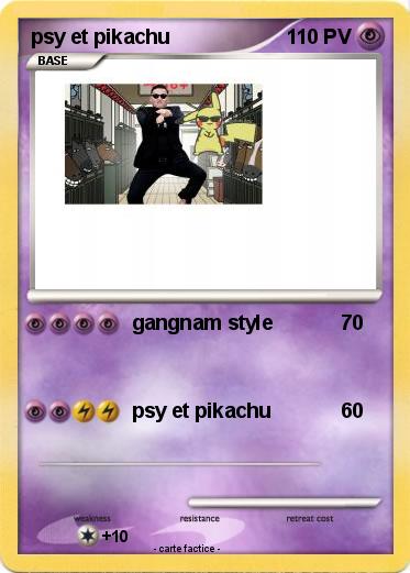 Pokemon psy et pikachu