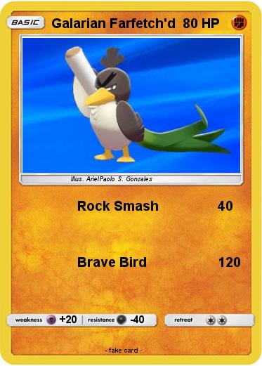 Pokemon Galarian Farfetch'd