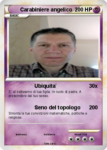 Pokemon Carabiniere angelico