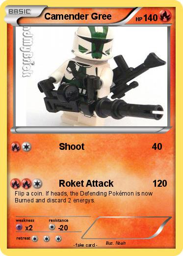 Pokemon Camender Gree