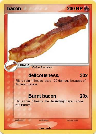 Pokemon bacon