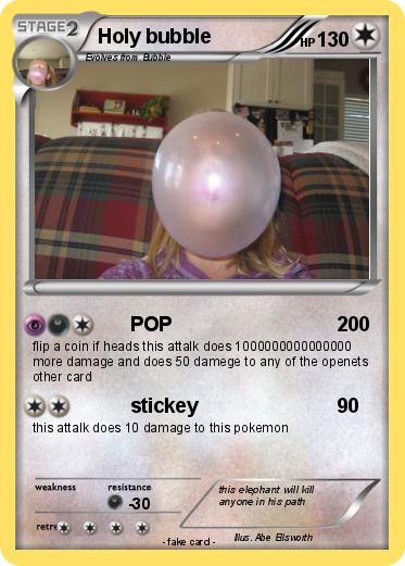 Pokemon Holy bubble