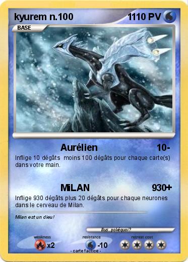 Pokemon kyurem n.100                     1