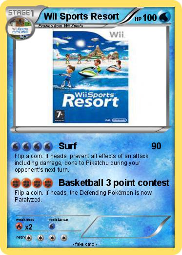 Pokemon Wii Sports Resort