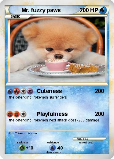 Pokemon Mr. fuzzy paws
