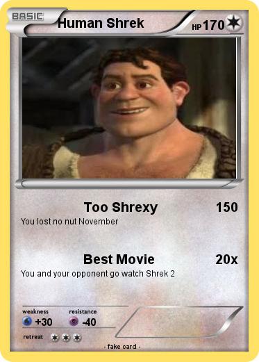 Pokemon Human Shrek