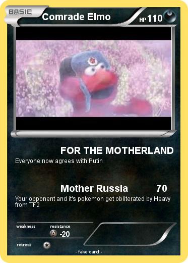 Pokemon Comrade Elmo