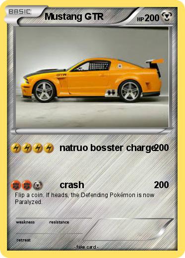 Pokemon Mustang GTR