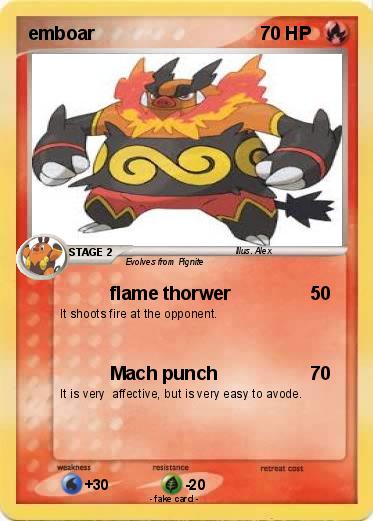 Pokemon emboar