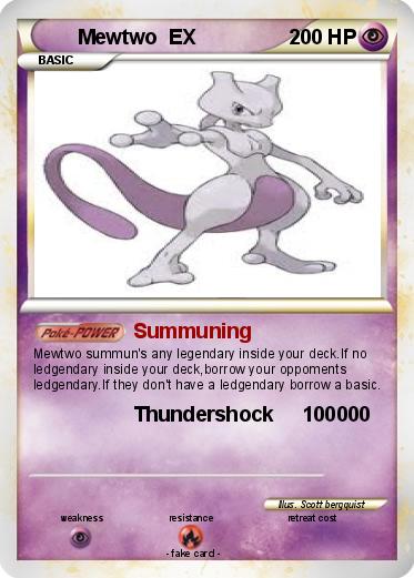 Pokemon Mewtwo  EX