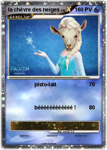 Pokemon la chévre des neiges