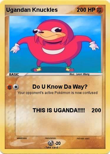 Pokemon Ugandan Knuckles