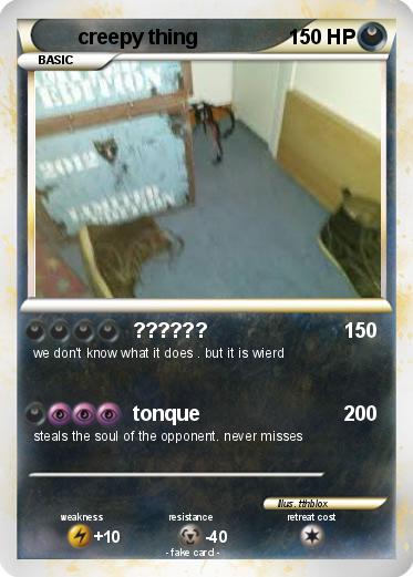 Pokemon creepy thing