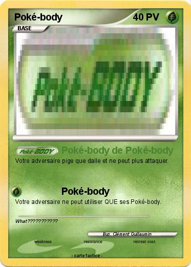Pokemon Poké-body