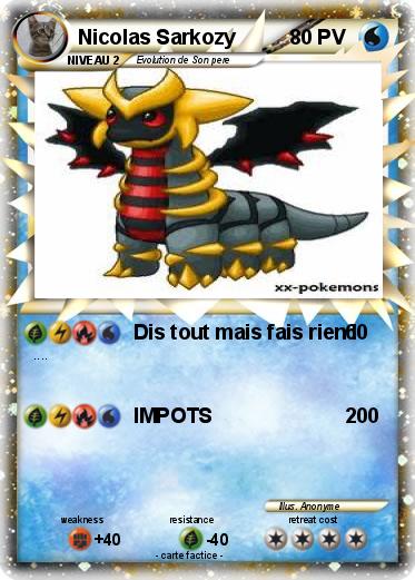 Pokemon Nicolas Sarkozy