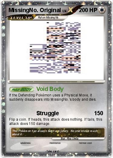 Pokemon MissingNo. Original